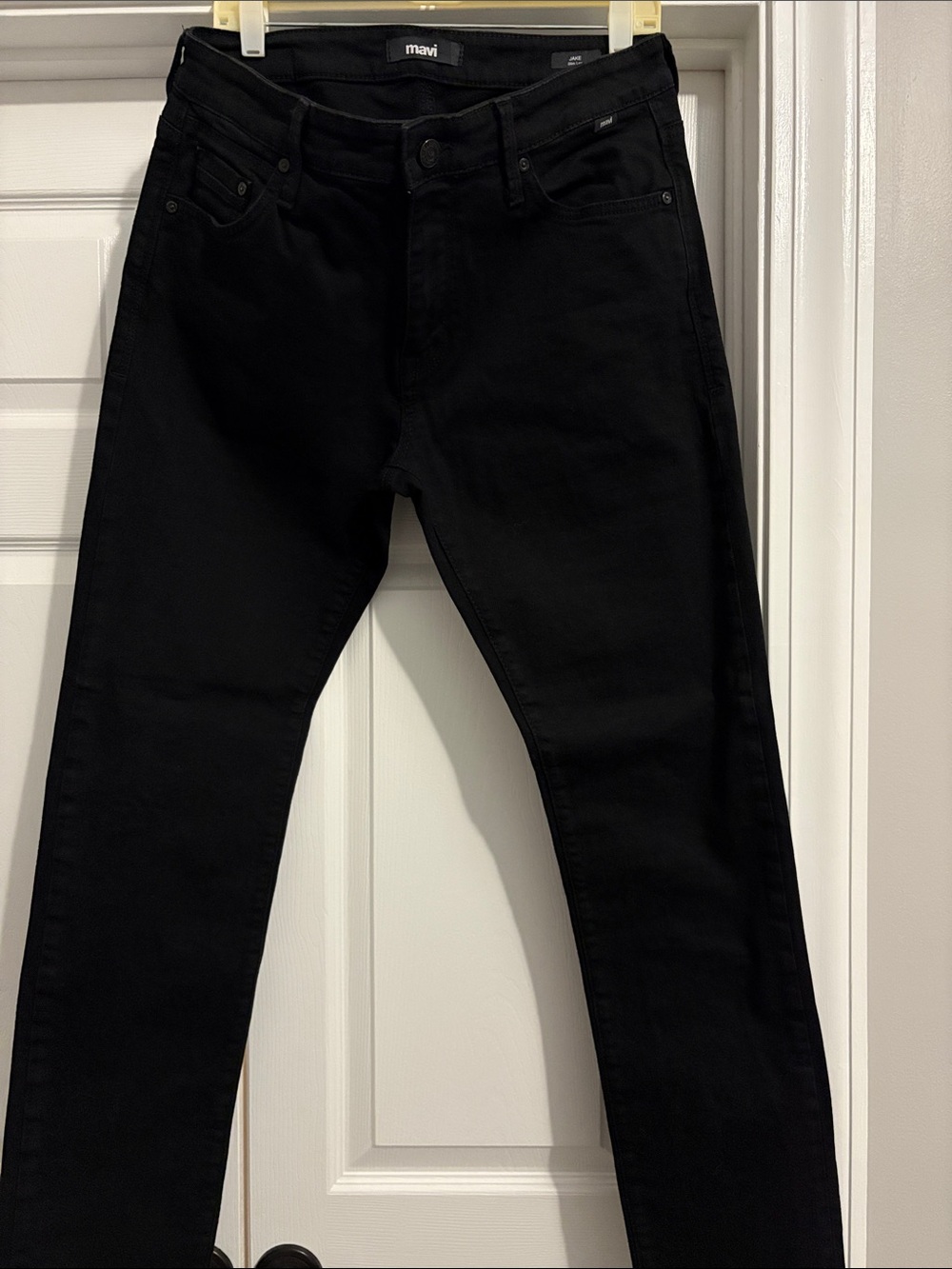 Mavi Men's Black Slim Straight Jeans